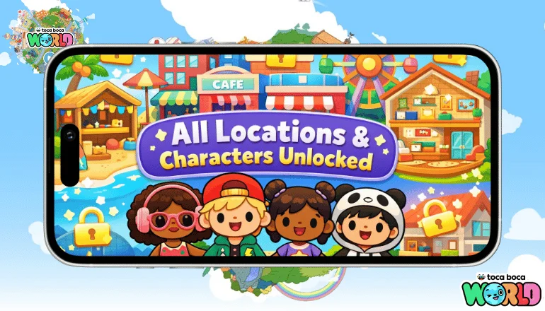 All Locations & Characters Unlocked