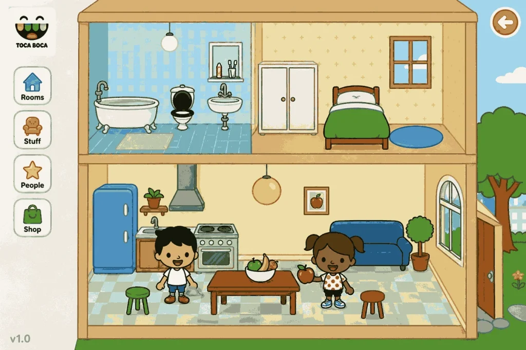 Screenshots of Toca Boca Old Versions 1