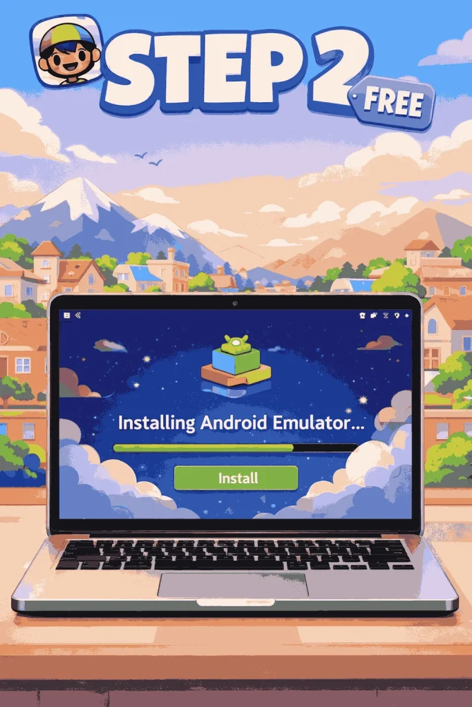 Install the emulator on your Mac device